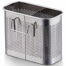 필굿리빙 스텐 다용도 수저꽂이걸이, 1개, 실버