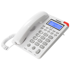 KC인증 맥슨 CID 유선전화기 발신자 표시 기능 단축다이얼 4개 플래시 기능 재다이얼 기능