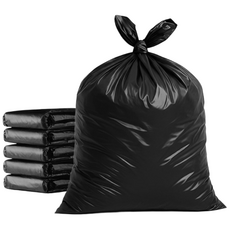 리바앤코 프리미엄 비닐봉투 블랙 불투명 고강도 대용량 평판봉투 재활용 쓰레기봉투, 50개, 100L