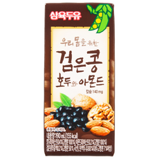 삼육두유 검은콩 호두와 아몬드, 140ml, 72개