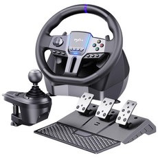 PXN V9 Gen2 게이밍 레이싱 휠 Gaming Racing wheel (정품) (PC/PS3/PS4/XBOX 호환), 1개