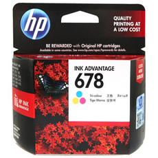 HP 정품 잉크 No.678 CZ108AA DJ1015 DJ2545 DJ2645 DJ3515 DJ3545 DJ4515 DJ4645, 컬러, 1개