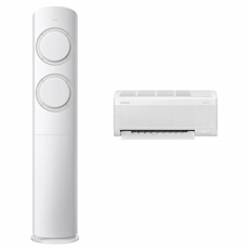 삼성전자 스탠드 에어컨 Q 9000 17평+6평 AF60F17D11GR 기본설치별도, 일반배관형
