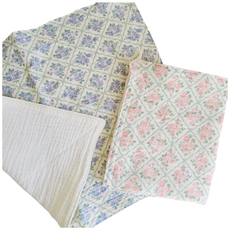 더네이처하우스 키친크로스 4중 요루 행주 빈티지 로즈몬드 2p, 빈티지 로즈몬드 set, 1개