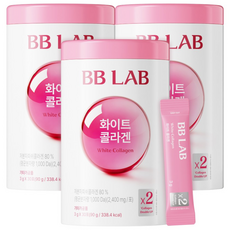 [본사정품] 뉴트리원 비비랩 화이트 콜라겐 pdrn 프리미엄 고함량 콜라겐, 3개, 30회분