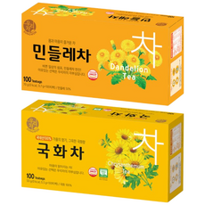 송원 국화차 100T +민들레차 100T, 1개, 700mg