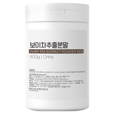 헬스앤푸드 20배농축 100% 보이차추출분말 400g, 1통, 1개입