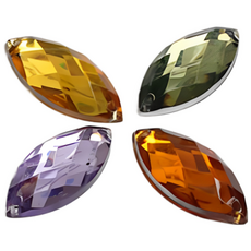 아크릴 큐빅 핫피스 네일 큐빅스톤, 아크릴-보트(소)-비취(12개), 12개, 아크릴-보트(소)-비취