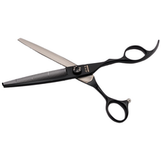 아키즈 반려동물용 프리미엄 블랙마이크로 전문가용 가위, 숱가위단품NZG-I-6546