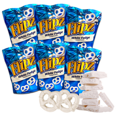 Flipz 白軟糖椒鹽蝴蝶餅, 90g, 6包