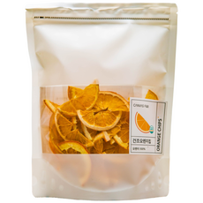 국내생산 말린 오렌지칩, 10개, 100g