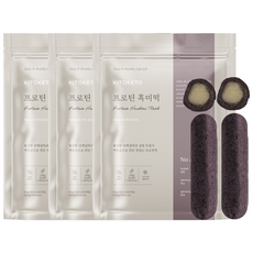 키토케토 프로틴흑미떡 단백질 7개입, 3세트, 560g