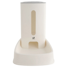 DING DONG PET 寵物單色餵食器 3.8L, 白色, 1個