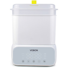 보본 맘마 스테인레스 열탕 젖병소독기 VB-BS800W, 화이트