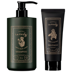 동국제약 르판시 안티헤어로스 샴푸 500ml + 아미노&프로틴 트리트먼트 250ml 탈모 샴푸 각질제거 두피케어 각질케어 피지케어 탈모증상완화 단백질케어, 1세트