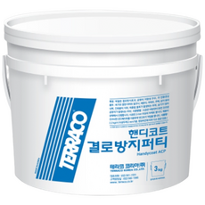 테라코 핸디코트 결로방지퍼티, 백색, 3kg, 1개