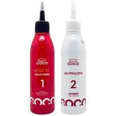 뷰티코코 케라틴 멀티펌 1제2제, 5개, 150ml