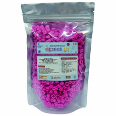 디폼블럭 8mm 1000개 대용량 리필 30종컬러, 분홍색, 1개