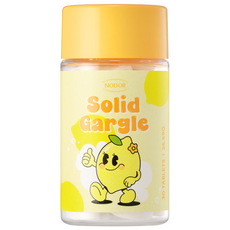 [본사공식몰] 노도르 입냄새 구취 제거 휴대용 고체 가글 레몬 30정, 1개, 25.6g