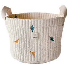 Malolotte 嬰兒玩具尿布 絎縫刺繡籃, 吼吼龍 - 刺繡籃