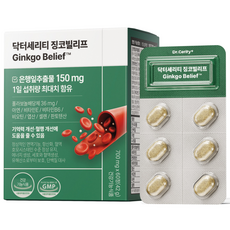닥터세리티 징코빌리프 은행잎추출물 징코 혈행 식물성코팅 S7, 60정, 1개