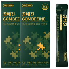 곰베진 14포 곰보배추 국내산배암차즈기 삼백초 엘더베리 도라지농축액, 1개, 140g