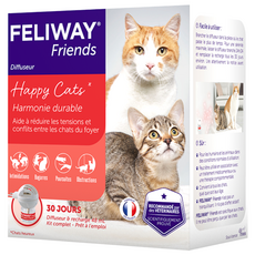 펠리웨이 프랜즈 스타터키트 고양이 페로몬 합사용 디퓨저 훈증기&리필, 1세트, 48ml