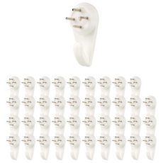 엘트리 똑또기핀 이지 톡 후크 중형 8p, 혼합색상, 5개