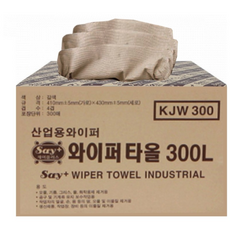 산업용 와이퍼타올 4겹 300매 기름닦는타올, 1개