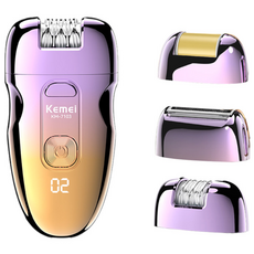3in1 모근 제거기 바디 트리머 제모기, 퍼플