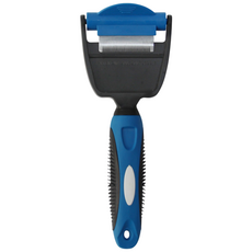 애견빗 2in1(디쉐딩브러쉬+핀브러쉬) 반려동물 강아지 고양이 털관리, 1개