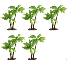 [데코봉봉] 야자수 미니어처 5P 미니 여름조화 야자수나무 인테리어장식품