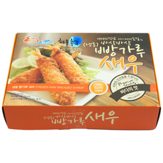 해물총각 바삭바삭 빵가루 새우 튀김 1kg, 20g, 50개