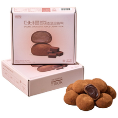 더바른 파베초코크림떡 개별포장, 1박스, 360g