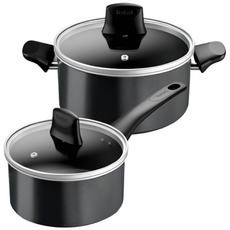 테팔 인덕션 티타늄 뉴 프로스타일 냄비 2종세트, 편수16+양수20, 1세트, 그레이