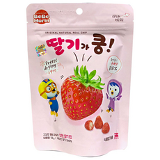 천연 딸기칩 100% 뽀로로 딸기가쿵, 12g, 7개