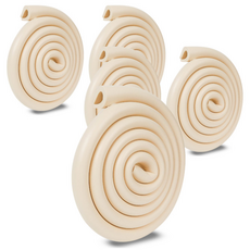 眼夾邊緣保護 U 形, 5條, 米色, 2m