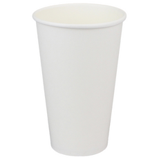 포담팩 16온스 핫컵 쿨 아이스컵 겸용 양면코팅 테이크아웃 종이컵 무지, 1개, 50개
