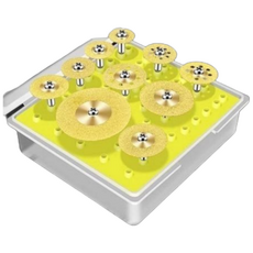 툴에이스 티타늄 다이아 컷팅휠 연삭디스크 연마석 세트, 1세트