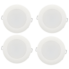 JG라이팅 (정품) 고급형 3인치 S3 매립등 LED 6W 4000K 주백색 (플리커프리 적용), 4개