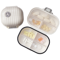 시우리빙 데일리 방수 알약 영양제 보관 케이스, 대형, 1개