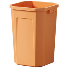 Locus 現代大容量浴室廁所垃圾桶, 橘色