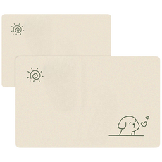 1+1 트렌듀어 빨아쓰는 욕실 주방 발매트 규조토 화장실 앞 발매트, 해피 오리