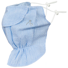 [아리체]지지미 스트라이프 마스크 / 면마스크, Blue, 1개