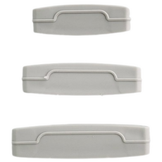 NOV- 치약 짜개 화장품 핸드크림 튜브 디스펜서 밀대 클립, 그레이, 1세트