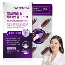 비타민마을 밀크씨슬 루테인 플러스 9 30g, 30정, 1개