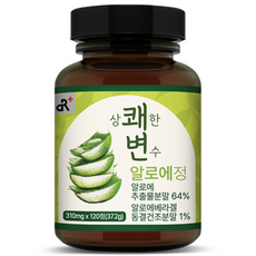 상쾌한 변수 알로에정 120정, 1개, 37.2g