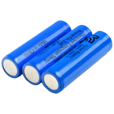18650 배터리 충전식 배터리 2000mAh (1개입), 1개, 1개입