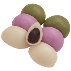 (나눔) 3색바람떡1kg+1kg 굳지않는떡 백 쑥 자색고구마 혼합포장, 1kg, 2개