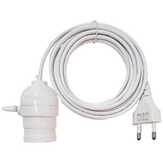 리얼엘이디 식물등 키소켓 코드선 3m 백색 식물 전등 LED 백열전구 전구소켓 전선 코드 E26, 1개